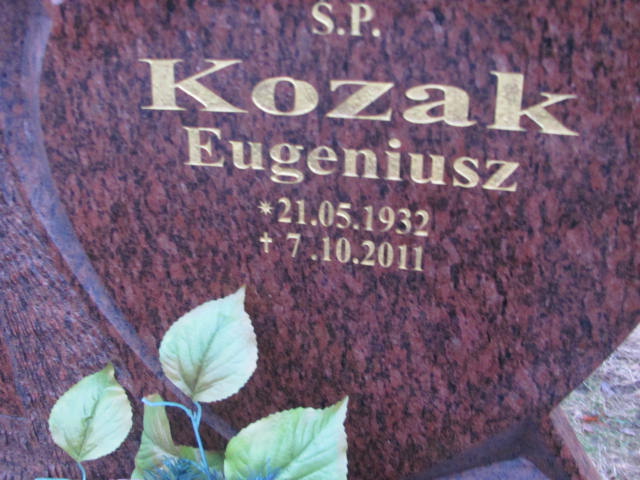Eugeniusz Kozak 1932 Katowice Tysiąclecia - Grobonet - Wyszukiwarka osób pochowanych
