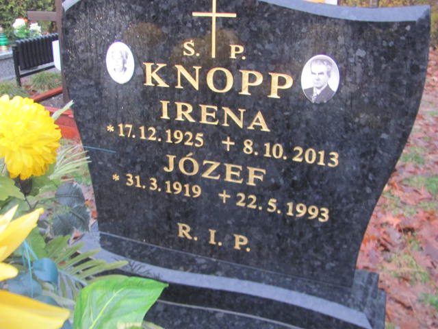 Irena Knopp 1925 Katowice Tysiąclecia - Grobonet - Wyszukiwarka osób pochowanych