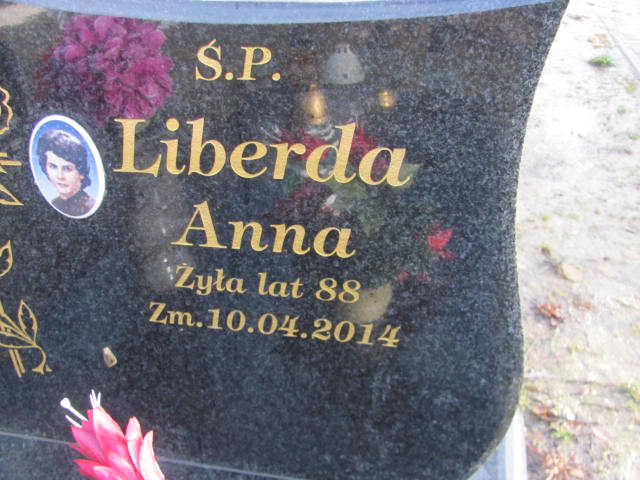 Anna Liberda 1925 Katowice Tysiąclecia - Grobonet - Wyszukiwarka osób pochowanych